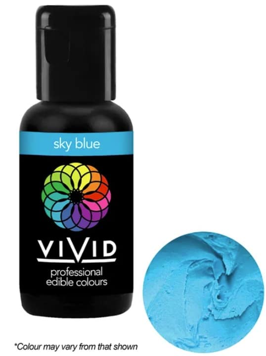 Vivid Professional Edible Gel Colour 21g - Super Black