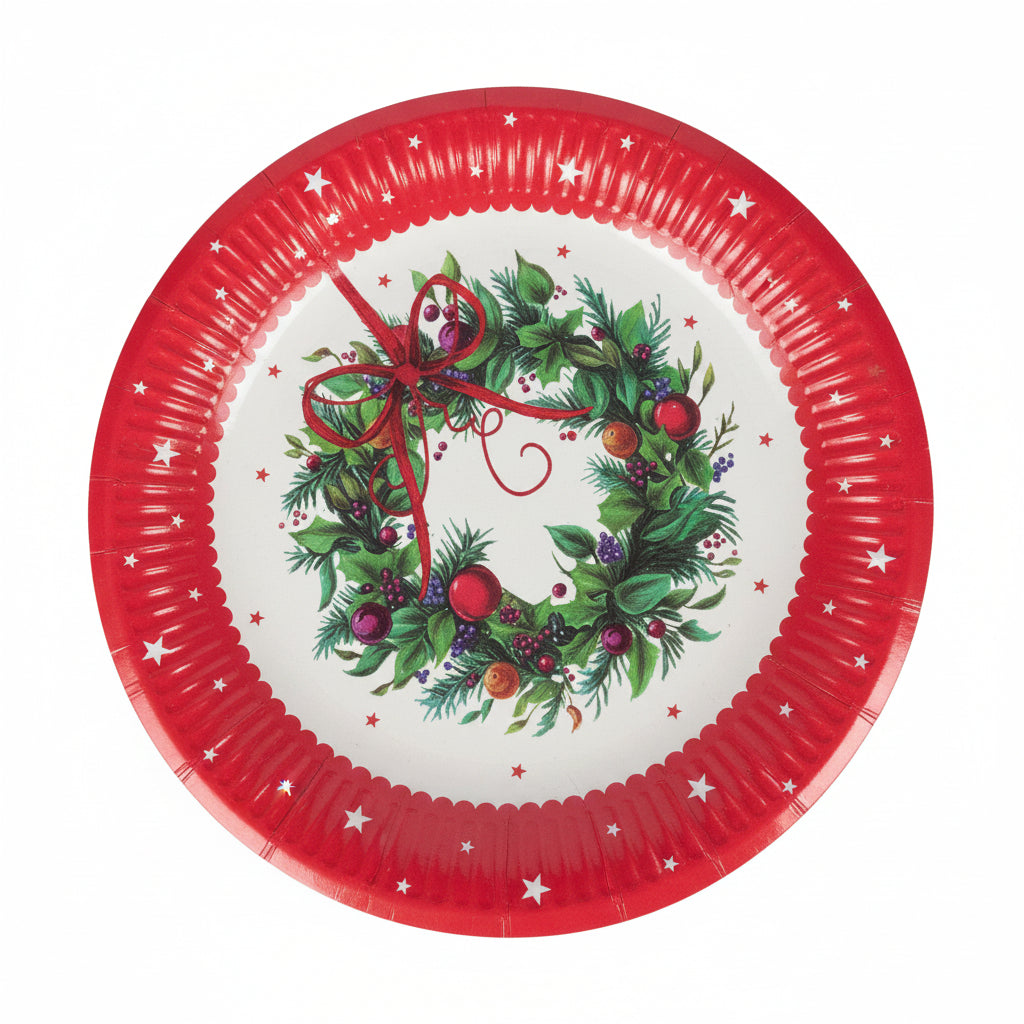 Christmas Paper Plates 8pk