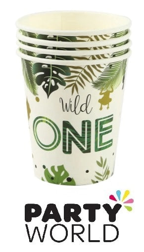 Wild One 1st Birthday Paper Cups (10)