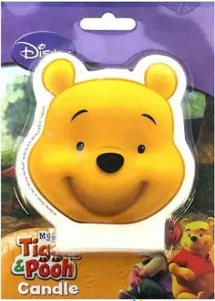Winnie The Pooh Face Candle