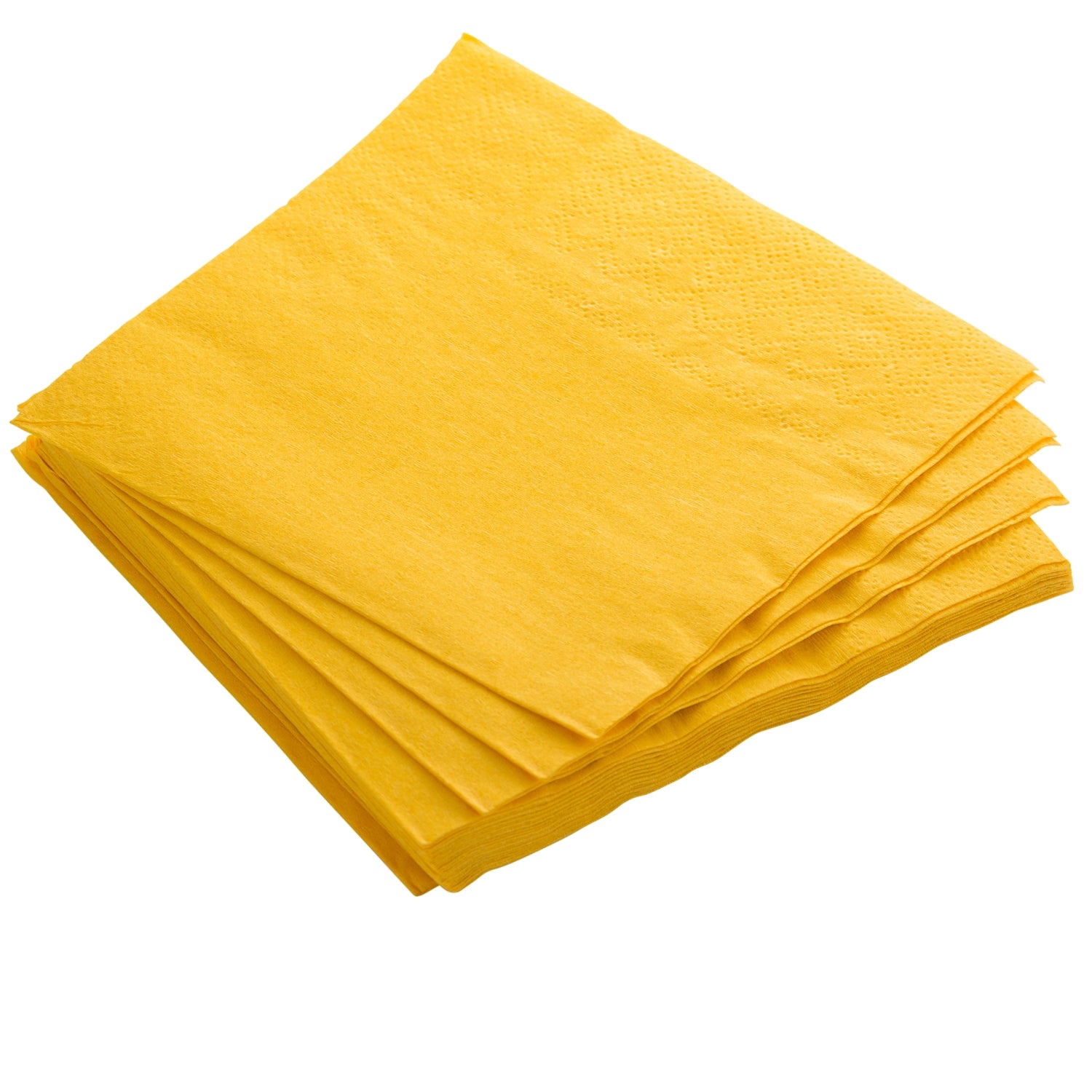 Dinner Napkins - Yellow 50pk