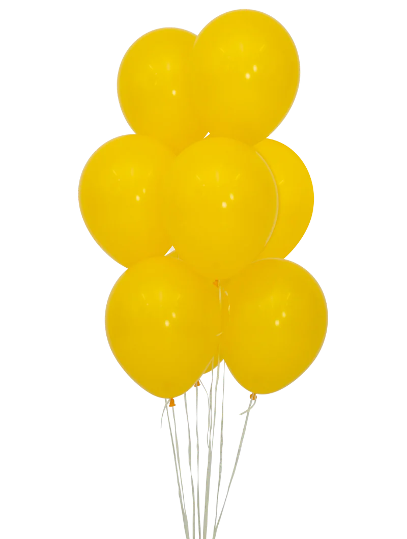 Yellow Latex Balloons 30cm (20pk)