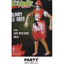 Zombie Bloody Girl's Costume (110-120cm)