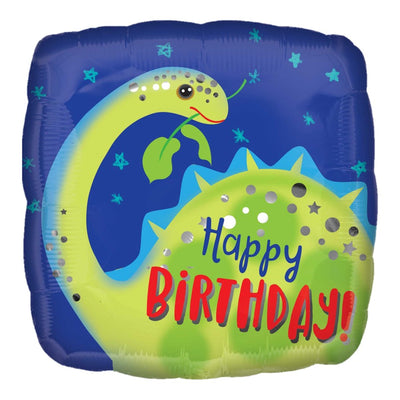 Foil Balloon - Dinosaur Happy Birthday image 1