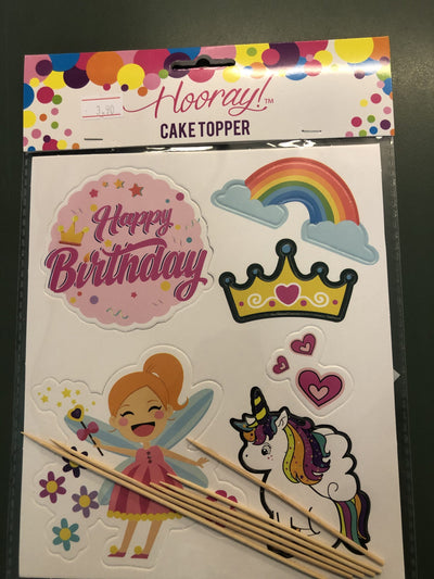 Happy Birthday Fairy Cake Topper image 0