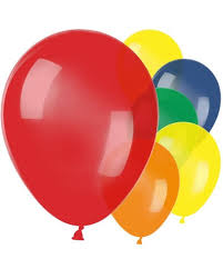 Party Balloons 5pk Assorted Colour's 36cm - Rabbit Brand