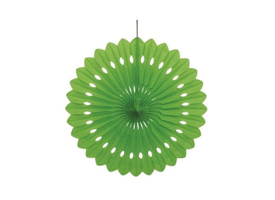 Tissue Paper Fan Lime - 25cm image 0