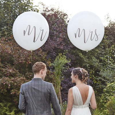 Mr &amp; Mrs Balloons - 60cm Round image 0