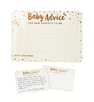 Baby Advice Cards