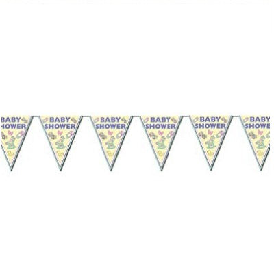 Baby Shower Bunting Pennant Cuddle Time