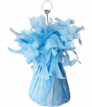 Balloon Weight - Light Blue Paper