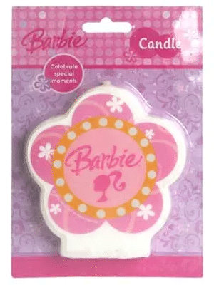 Barbie Party Candle 7cm