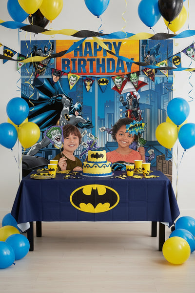 Batman Happy Birthday Scene Setter With Photo Props