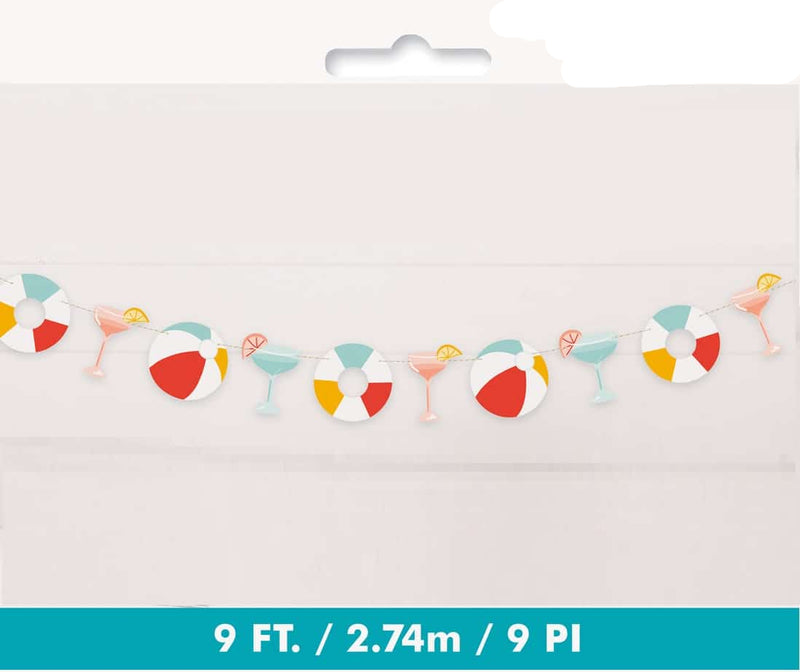 Beach Party Garland 2.7m