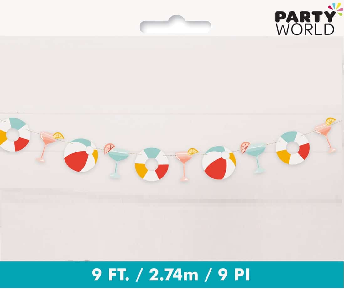 Beach Party Garland 2.7m