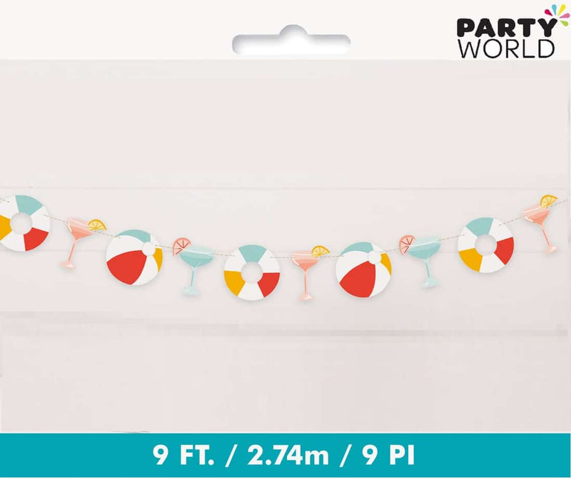 Beach Party Garland 2.7m