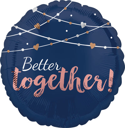 Foil Balloon 18" Navy - Better Together