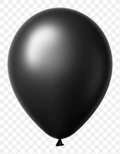 Quality Balloons 25pk, Standard Black