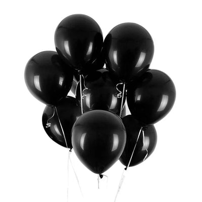 Party Balloons 15pk - Black