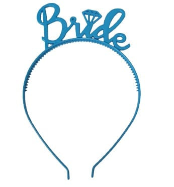 Bride Headband - Blue
