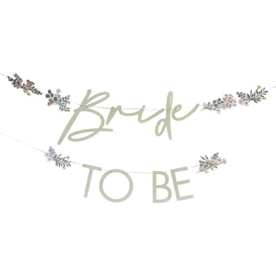 Bridal Bloom Bride To Be Bunting