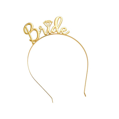 Bride Headband - Gold