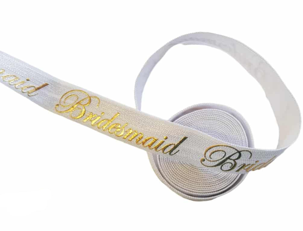 Bridesmaid Stretchy Ribbon (2m) (for DIY bracelets)