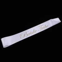 Bride Tribe Satin Sash
