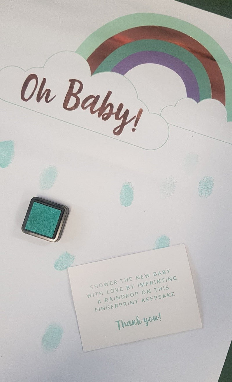 Baby Shower Fingerprint Keepsake image 0