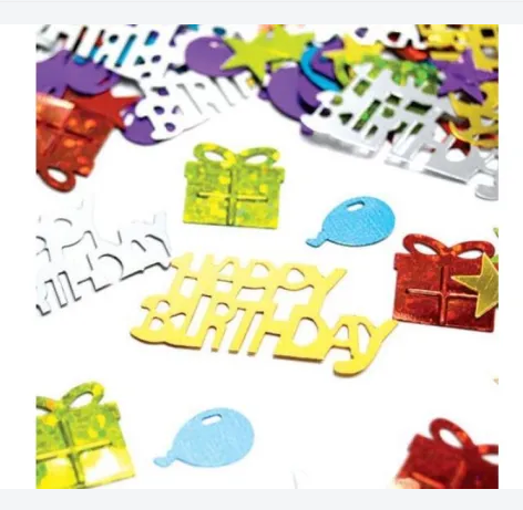 Happy Birthday Scatter Confetti - Assorted Mix image 0