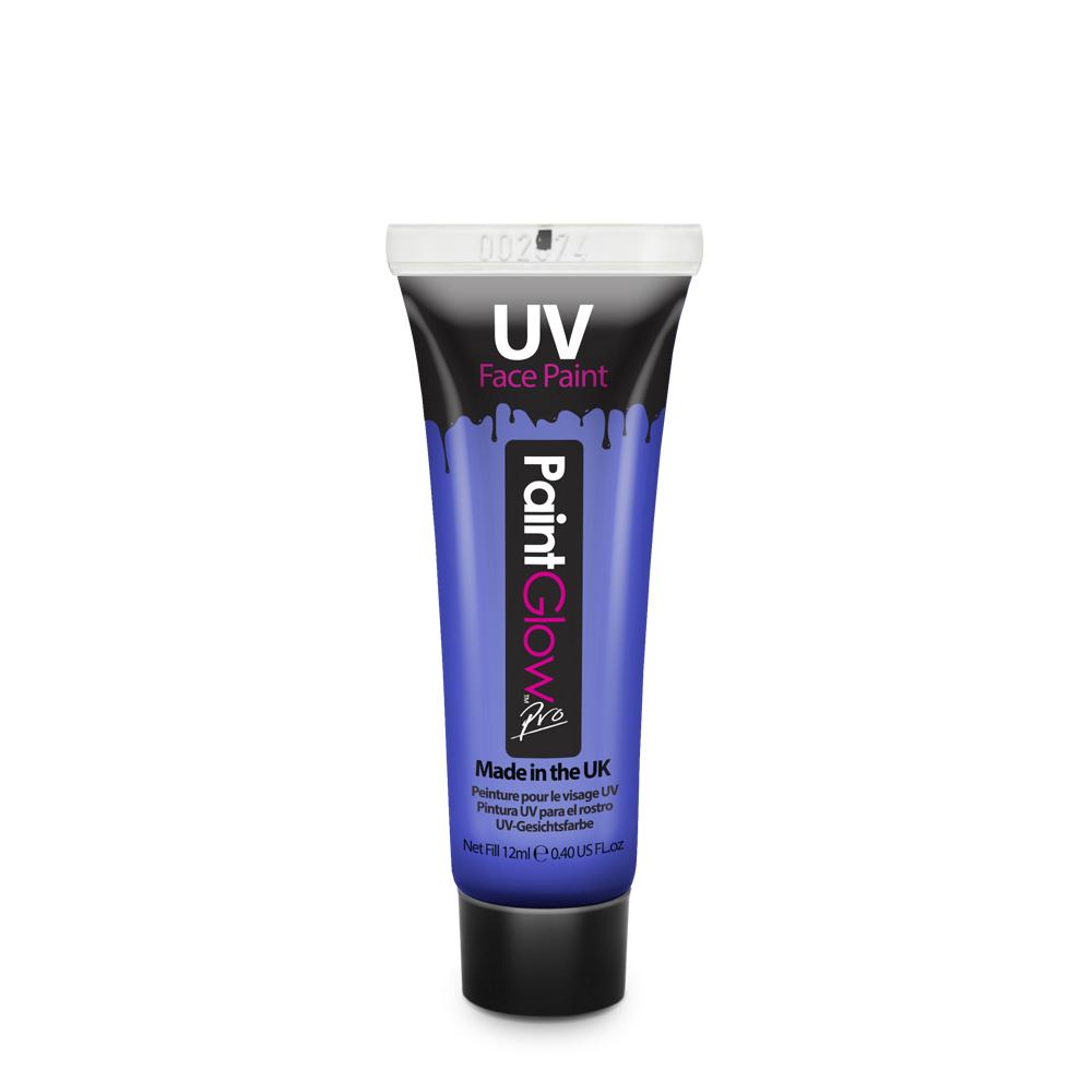 UV Face &amp; Body Paint 12ml - Blue image 0