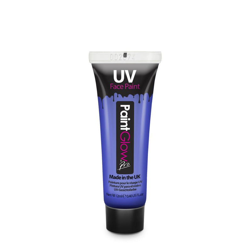 UV Face &amp; Body Paint 12ml - Blue image 0