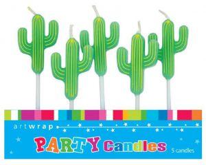 Candles Cactus Fiesta 5pk