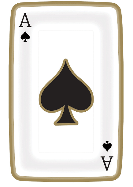 Casino Card Shaped Paper Plates 22 x 12 cm (8pk)