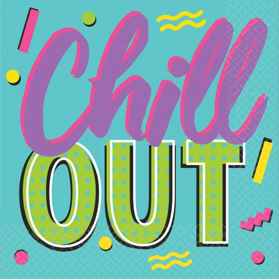 Awesome Party "Chill Out" Beverage Napkins (16pk)