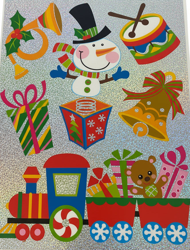 Window Sticker Sheet Christmas Window Sticker Sheets 8pk | NZ – Party Shop