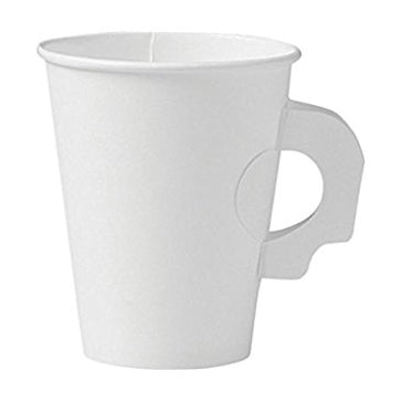 Coffee Cup 280ml with Handles 50pk