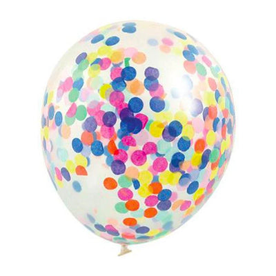 Confetti Balloons 3pk - Rainbow
