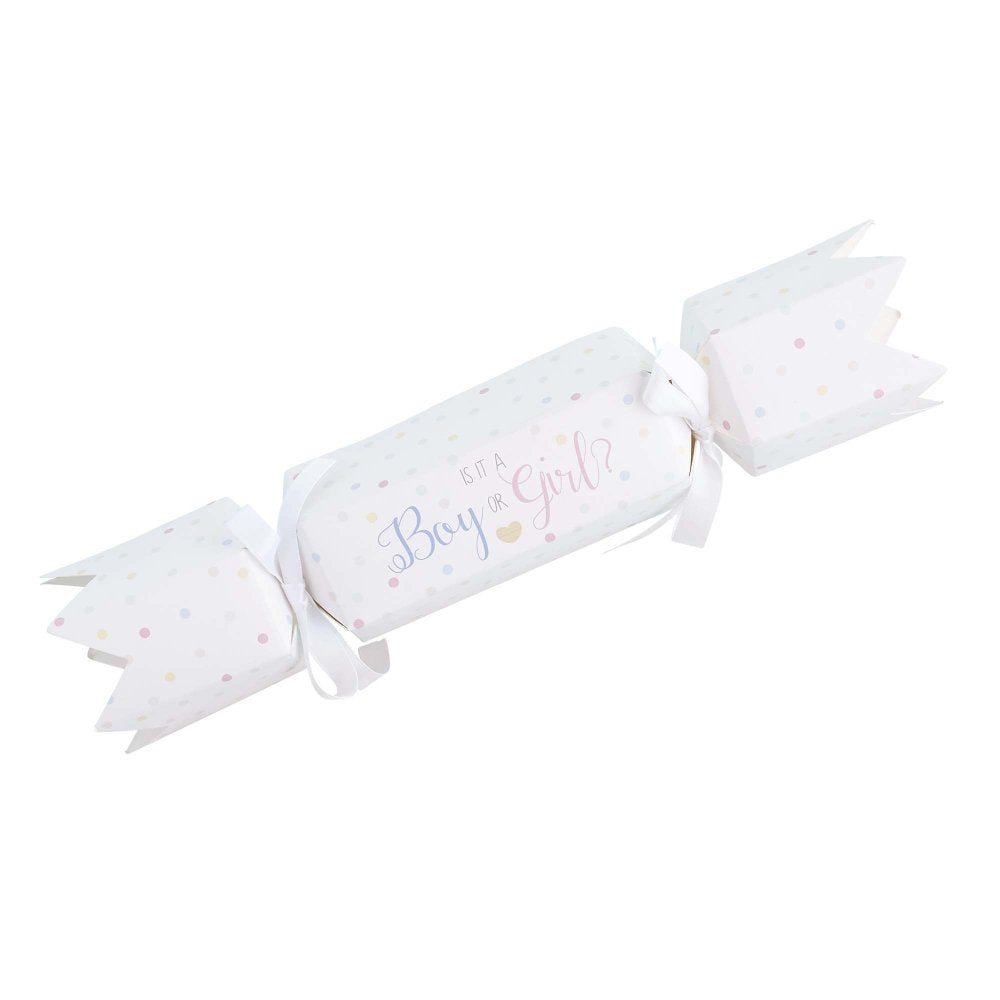 Baby Shower Gender Reveal DIY Cracker