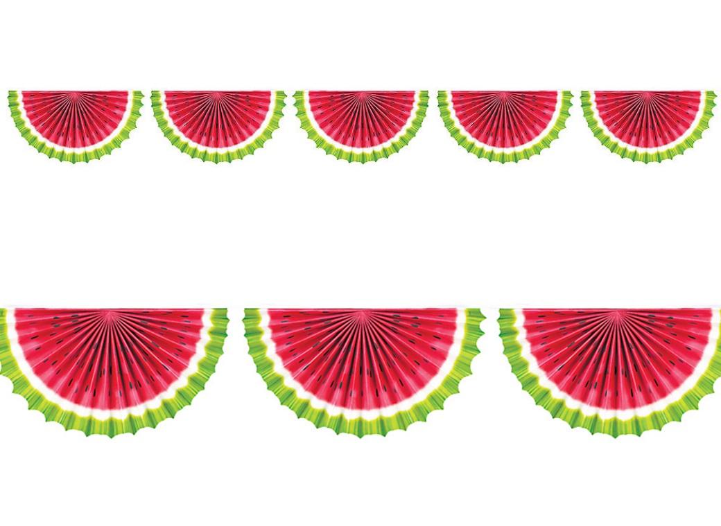 Watermelon Fan Bunting image 0