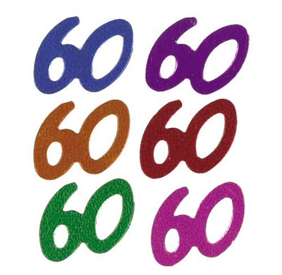 Scatter Confetti 60 Party Mix Numbers image 0