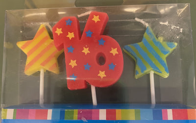 16th Birthday Candles 3pk image 0