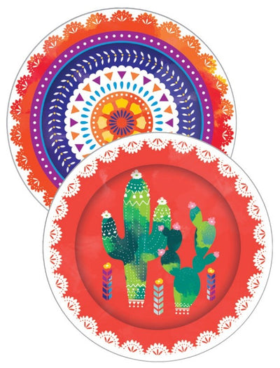 Fiesta Paper Plates 8pk image 0