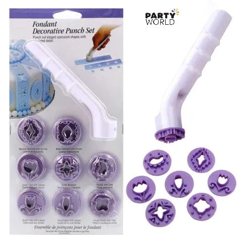 Decorative  Fondant Punch Set (8pcs)