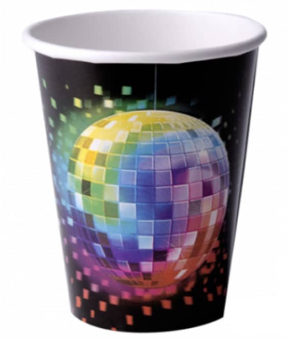 Disco Fever Paper Cups (8)
