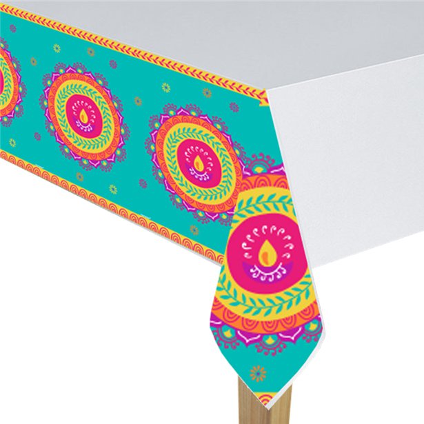 Diwali Plastic Table Cover