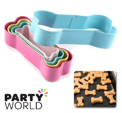 Dog Bone Cookie Cutter Set (5pk)