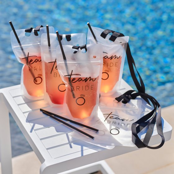 Team Bride Drink Pouches 6pk