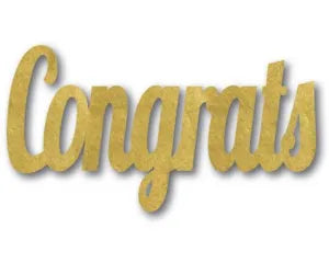 Jumbo Scatter Confetti Congrats Gold 30pk image 0
