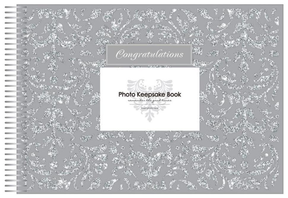Keepsake Book Congratulations Silver image 0